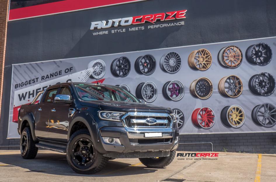 FORD RANGER GD04 MATTE BLACK